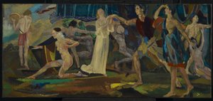 Frescura de los Heridos de Arthur Bowen Davies